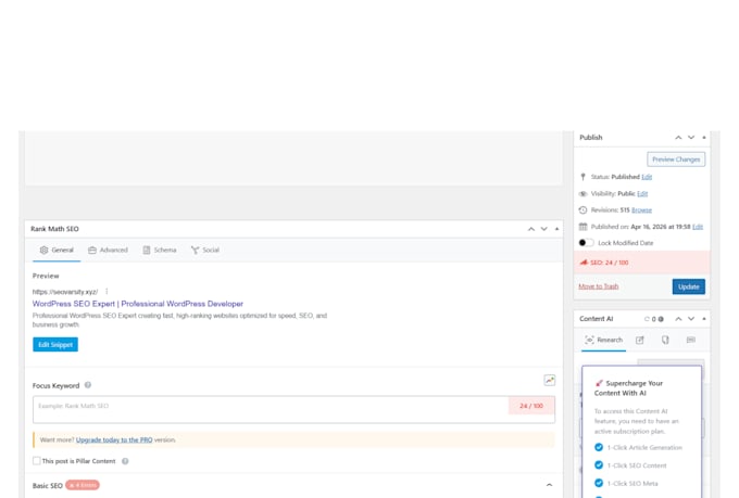 boost wordpress SEO for higher google rankings fast